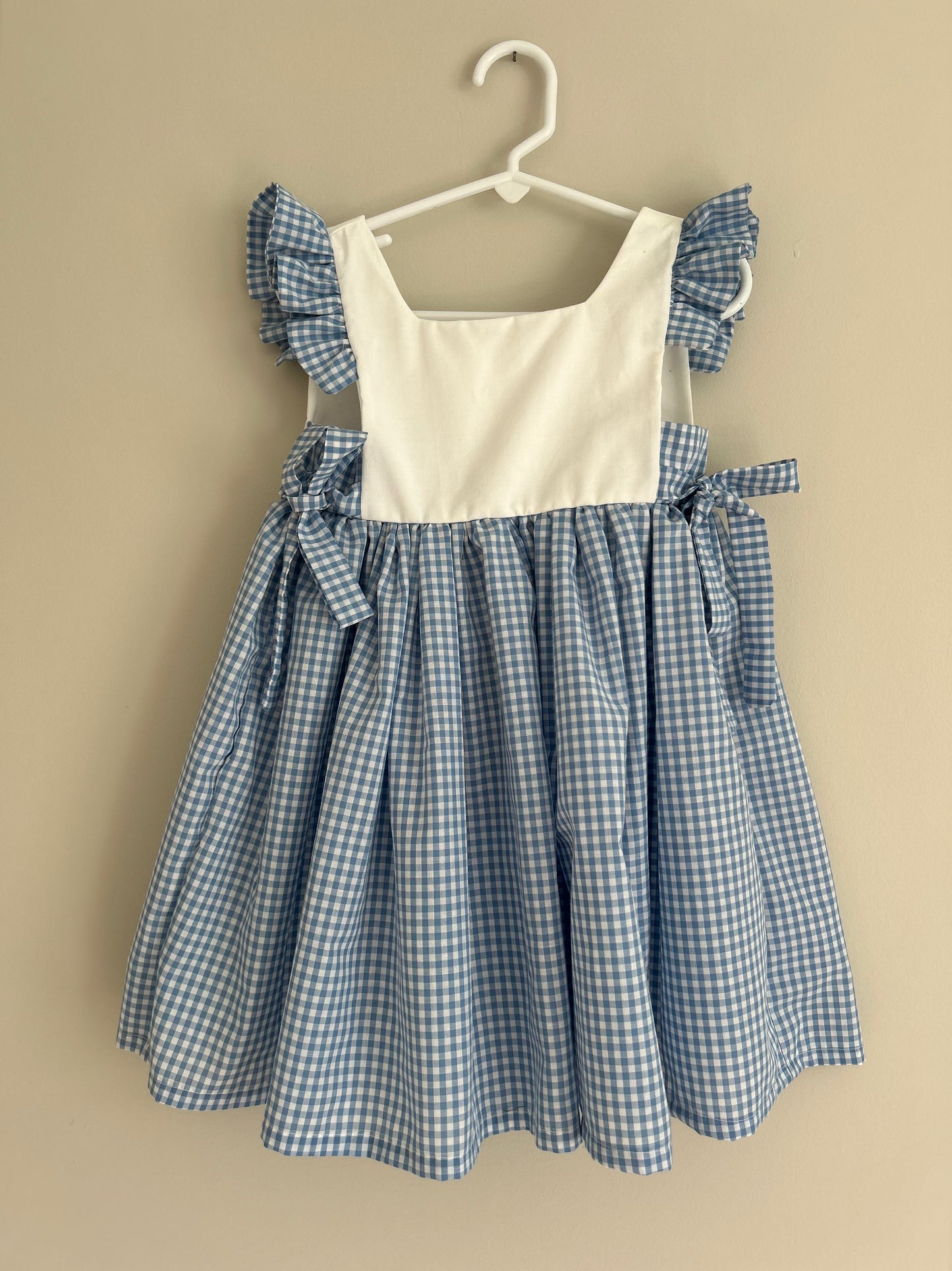 Olivia Dress Blue Check